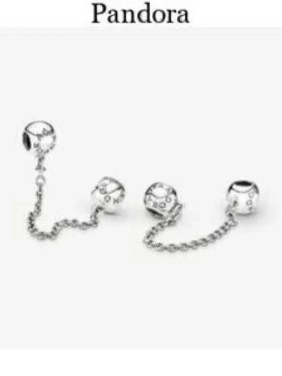 Pandora Logo Safety Chain Charm - Picture 4 of 4